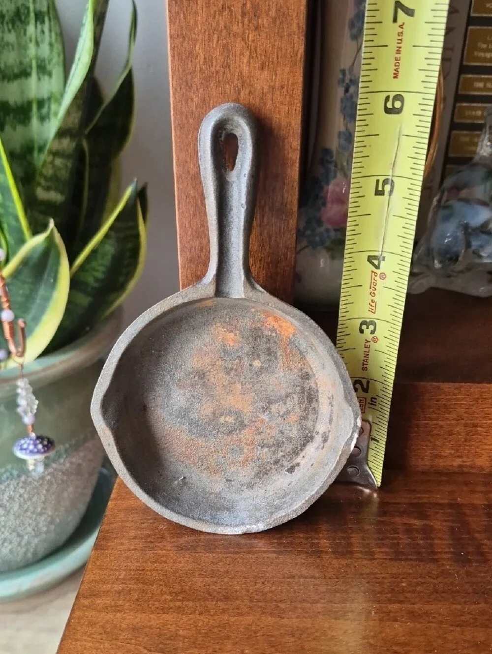Cast Iron Mini Skillet - Rustic Gray Finish